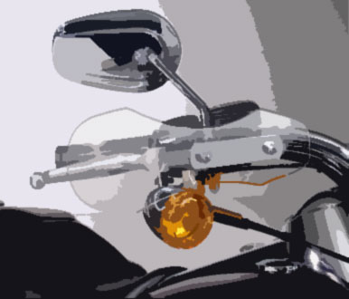 バイクのハンドル