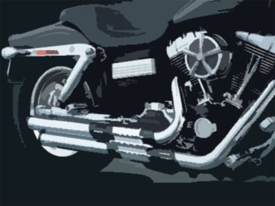 バイクのマフラー